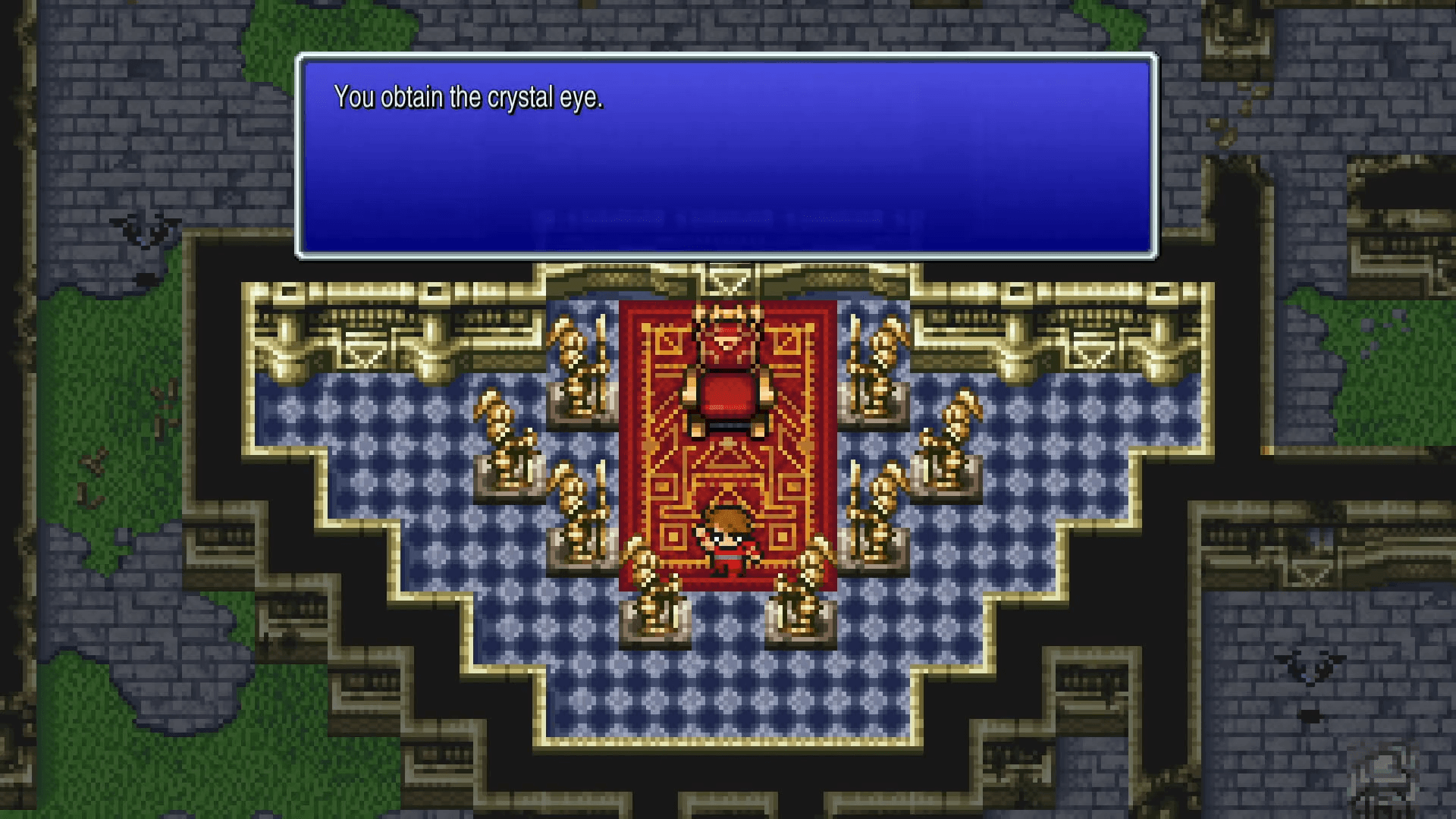 Pixel art of the Crystal Eye from Final Fantasy 1