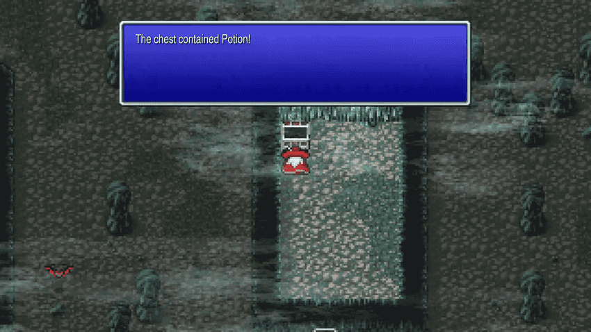 Second Potion chest in Marsh Cave B2 South