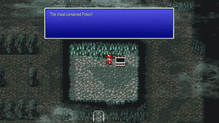 Potion chest in Marsh Cave B3 12th room