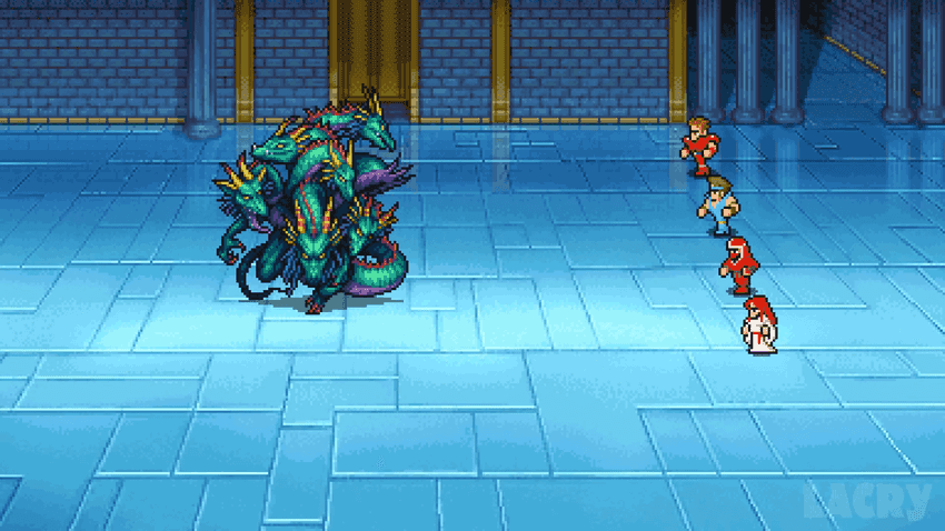 Battle against Tiamat in the past